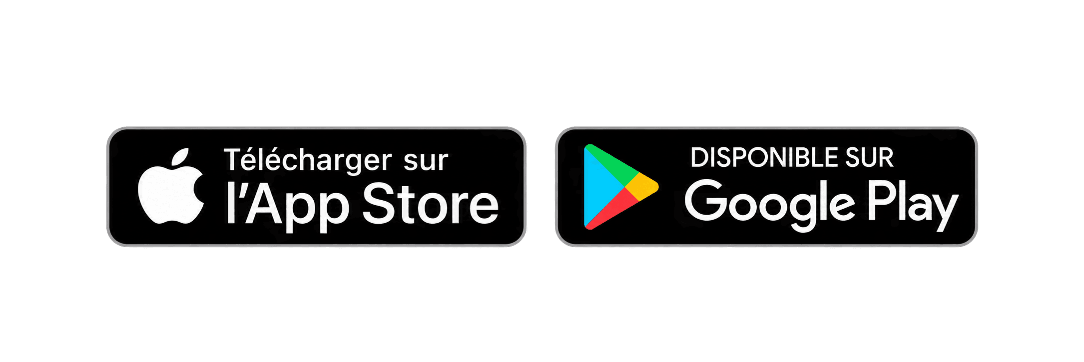 Télécharger sur l’App Store — Disponible sur Google Play